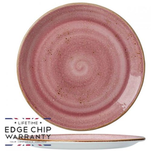 Steelite Craft Raspberry Coupe Plates