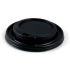 Black Sip Through PS Domed Lids 8oz - 10 packs of 100