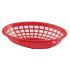 Red Oval Classic Oval Basket 24 x 15 x 4.5cm - Pack of 36