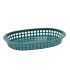 Forest Green Oval Chicago Platter Baskets 26.5 x 18 x 4cm - Pack of 36