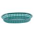 Forest Green Oval Chicago Platter Baskets 26.5 x 18 x 4cm - Pack of 36