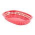 Red Chicago Platter Baskets 26.5 x 18 x 4cm - Pack of 36