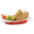 Red Chicago Platter Baskets 26.5 x 18 x 4cm - Pack of 36