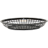 Black Oval Jumbo Basket 30 x 23 x 5cm - Pack of 36