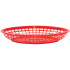 Red Oval Jumbo Basket 30 x 23 x 5cm - Pack of 36