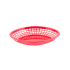 Red Oval Jumbo Basket 30 x 23 x 5cm - Pack of 36