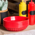 Red Oval Jumbo Basket 30 x 23 x 5cm - Pack of 36