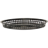 Black Oval Texas Platter Basket 32 x 24 x 4cm - Pack of 36