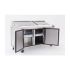 Atosa Refrigerated Prep Table 3 Door 598 Litre Open Top