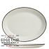 Steelite Charcoal Dapple Oval Coupe Plate 11