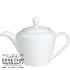 Steelite Simplicity White Harmony Teapot 30oz / 85.25cl pack of 6