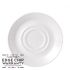 Steelite Simplicity White Double Well Saucer 4.625