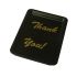 Beaumont Black Plastic Tip Tray - Thank You