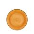 Churchill Stonecast Tangerine Coupe Plate 10.25