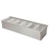 Stainless Steel Condiment Holder 6 Compartment