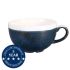 Churchill Monochrome Sapphire Blue Cappuccino Cup 12oz / 34cl pack of 12
