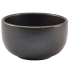 Terra Porcelain Cinder Black Round Bowl 12.5x7cm (500ml/17.5oz) - Pack of 6