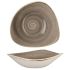 Churchill Stonecast Peppercorn Grey Triangle Bowl 7.25