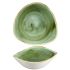 Churchill Stonecast Samphire Green Triangle Bowl 7.25