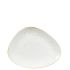 Churchill Stonecast Barley White Chefs' Triangle Plate 10.375x8