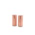 Copper Plated Straight Side Salt & Pepper Set 7.5cm