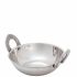 Heavy Stainless Steel Hammered Double Wall 16.5cm Kadai No.3