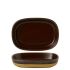 Churchill Emerge Cinnamon Brown Shallow Tray 6.75x4.625x1.25