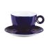 Dark Blue Saucer 16cm pack of 6