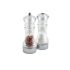 Clear Pepper Grinder & Salt Shaker Set 6