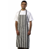 Black & White Stripe Bib Apron