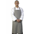 Black & White Check Bib Apron