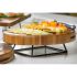 Black Powder Coated Square Non-Slip Buffet Riser 4pc Set