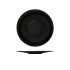 Midnight Black Boston Melamine Plate 28cm (Pack of 10)