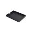 Solid Black Butlers Tray 44 x 32 x 4.5cm