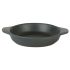 Rustico Carbon Round Eared Dish 12cm/4.75