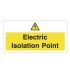Mileta 'Electric Isolation Point' Safety Notice