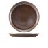 Terra Porcelain Rustic Copper Coupe Plate 30.5cm/12
