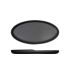 Black Copenhagen Oval Melamine Dish 40 x 20cm