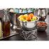 Chrome Plated Square Non-Slip Buffet Riser 3pc Set 