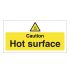 Mileta 'Caution Hot Surface' Safety Notice