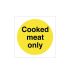 Mileta Cooked Meat Only Storage Label