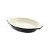 Black Cast Iron Oval Dish 20cm / 0.65 Ltr