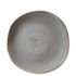 Churchill Stonecast Peppercorn Grey Organic Round Plate 10.375