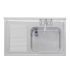 Vouge Sink Left Hand Stainless Steel Drainer 1000mm