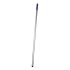 Aluminium 120cm Mop Handle - Blue