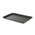 Genware Matt Black Galvanised Steel Tray 370x265x20mm