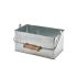 Galvanised Steel Rectangular Table Caddy 24.5 x 15.5 x 12.5cm