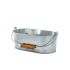 Galvanised Steel Oval Table Caddy 28 x 15.5 x 10cm