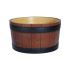 Beaumont Barrel End Ice Tub Wood Grain Effect 11L 