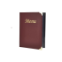 Menu Holder Wine Red A5 (8 Page Facing)